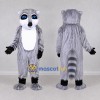 Custom Gray and White Ring-Tailed Lemur Mascot Costume Adult Full Body Suit for Wildlife Events Custom Gray and White Ring-Tailed Lemur Mascot Costume Adult Full Body Suit for Wildlife Events