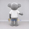 Custom Gray and White Koala in a T-Shirt Mascot Costume Adult Full Body Suit for School Events Custom Gray and White Koala in a T-Shirt Mascot Costume Adult Full Body Suit for School Events