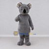 Custom Dark Gray Koala Mascot Costume Adult Full Body Suit for Wildlife Events