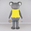 Custom Gray and Yellow Koala in a Star Shirt Mascot Costume Adult Full Body Suit for School Events Custom Gray and Yellow Koala in a Star Shirt Mascot Costume Adult Full Body Suit for School Events