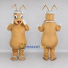 Custom Golden Yellow and Silver Antenna Fantasy Character Mascot Costume Adult Full Body Suit for Theme Parties Custom Golden Yellow and Silver Antenna Fantasy Character Mascot Costume Adult Full Body Suit for Theme Parties