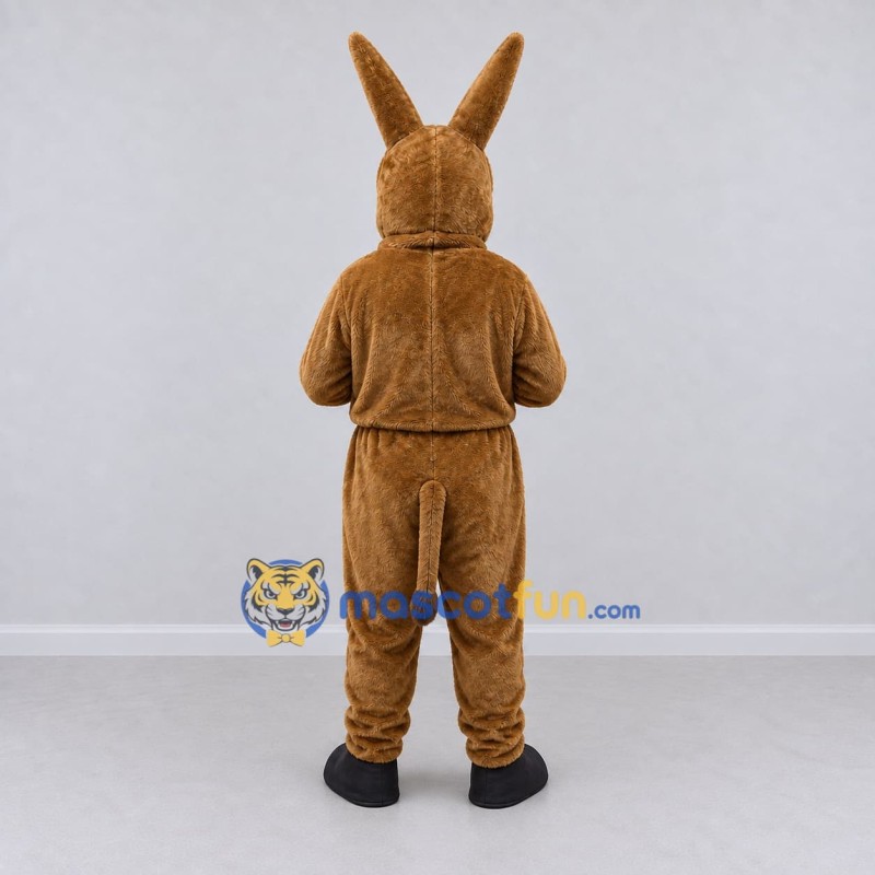 Custom Brown and Black Donkey Mascot Costume Adult Full Body Suit for Farm Events Custom Brown and Black Donkey Mascot Costume Adult Full Body Suit for Farm Events