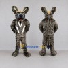Custom Brown and Black Spotted Canine Character Mascot Costume Adult Full Body Suit for Wildlife Events Custom Brown and Black Spotted Canine Character Mascot Costume Adult Full Body Suit for Wildlife Events