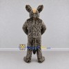 Custom Brown and Black Spotted Canine Character Mascot Costume Adult Full Body Suit for Wildlife Events Custom Brown and Black Spotted Canine Character Mascot Costume Adult Full Body Suit for Wildlife Events