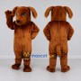 Custom Brown Dog Mascot Costume Adult Full Body Suit for Community Events