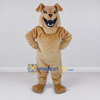 Custom Tan Scary Dog Mascot Costume Adult Full Body Suit for Theme Parties Custom Tan Scary Dog Mascot Costume Adult Full Body Suit for Theme Parties