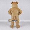 Custom Tan Scary Dog Mascot Costume Adult Full Body Suit for Theme Parties Custom Tan Scary Dog Mascot Costume Adult Full Body Suit for Theme Parties