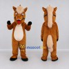 Custom Brown and Cream Horse with a Bridle Mascot Costume Adult Full Body Suit for Farm Events