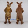 Custom Brown and Tan Kangaroo Mascot Costume Adult Full Body Suit for Wildlife Events