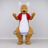 Custom Brown and Red Kangaroo in a Tailcoat Mascot Costume Adult Full Body Suit for Theme Parties Custom Brown and Red Kangaroo in a Tailcoat Mascot Costume Adult Full Body Suit for Theme Parties