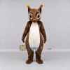 Custom Brown and White Squirrel Mascot Costume Adult Full Body Suit for Wildlife Events Custom Brown and White Squirrel Mascot Costume Adult Full Body Suit for Wildlife Events