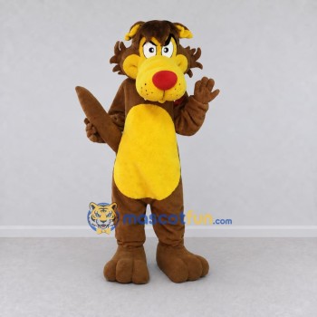 Custom Brown and Yellow Shaggy Dog Character Mascot Costume Adult Full Body Suit for Community Events Custom Brown and Yellow Shaggy Dog Character Mascot Costume Adult Full Body Suit for Community Events