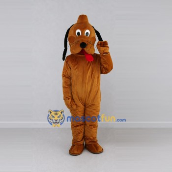 Custom Brown and Black Dog Mascot Costume Adult Full Body Suit for Community Events Custom Brown and Black Dog Mascot Costume Adult Full Body Suit for Community Events