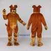 Custom Brown and Tan Dog Mascot Costume Adult Full Body Suit for Community Events Custom Brown and Tan Dog Mascot Costume Adult Full Body Suit for Community Events