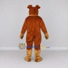 Custom Brown and Tan Dog Mascot Costume Adult Full Body Suit for Community Events Custom Brown and Tan Dog Mascot Costume Adult Full Body Suit for Community Events