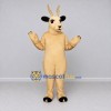 Custom Cream and Black Antelope Character Mascot Costume Adult Full Body Suit for Wildlife Events Custom Cream and Black Antelope Character Mascot Costume Adult Full Body Suit for Wildlife Events