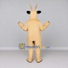 Custom Cream and Black Antelope Character Mascot Costume Adult Full Body Suit for Wildlife Events Custom Cream and Black Antelope Character Mascot Costume Adult Full Body Suit for Wildlife Events
