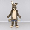 Custom Gray and Cream Rabbit Mascot Costume Adult Full Body Suit for Easter Events Custom Gray and Cream Rabbit Mascot Costume Adult Full Body Suit for Easter Events