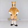 Custom Golden Tan and White Horse Mascot Costume Adult Full Body Suit for Farm Events Custom Golden Tan and White Horse Mascot Costume Adult Full Body Suit for Farm Events