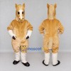 Custom Golden Tan and White Horse Mascot Costume Adult Full Body Suit for Farm Events Custom Golden Tan and White Horse Mascot Costume Adult Full Body Suit for Farm Events