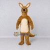 Custom Brown and Cream Kangaroo Mascot Costume Adult Full Body Suit for Wildlife Events