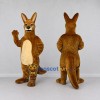 Custom Brown and Cream Kangaroo Mascot Costume Adult Full Body Suit for Wildlife Events