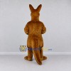 Custom Brown and Cream Kangaroo Mascot Costume Adult Full Body Suit for Wildlife Events