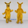 Custom Golden Yellow Kangaroo Mascot Costume Adult Full Body Suit for Wildlife Events Custom Golden Yellow Kangaroo Mascot Costume Adult Full Body Suit for Wildlife Events
