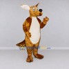 Custom Brown and White Kangaroo Mascot Costume Adult Full Body Suit for Wildlife Events Custom Brown and White Kangaroo Mascot Costume Adult Full Body Suit for Wildlife Events