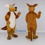 Custom Brown and White Kangaroo Mascot Costume Adult Full Body Suit for Wildlife Events