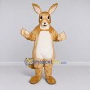 Custom Tan and White Kangaroo Mascot Costume Adult Full Body Suit for Wildlife Events Custom Tan and White Kangaroo Mascot Costume Adult Full Body Suit for Wildlife Events