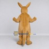 Custom Tan and White Kangaroo Mascot Costume Adult Full Body Suit for Wildlife Events Custom Tan and White Kangaroo Mascot Costume Adult Full Body Suit for Wildlife Events