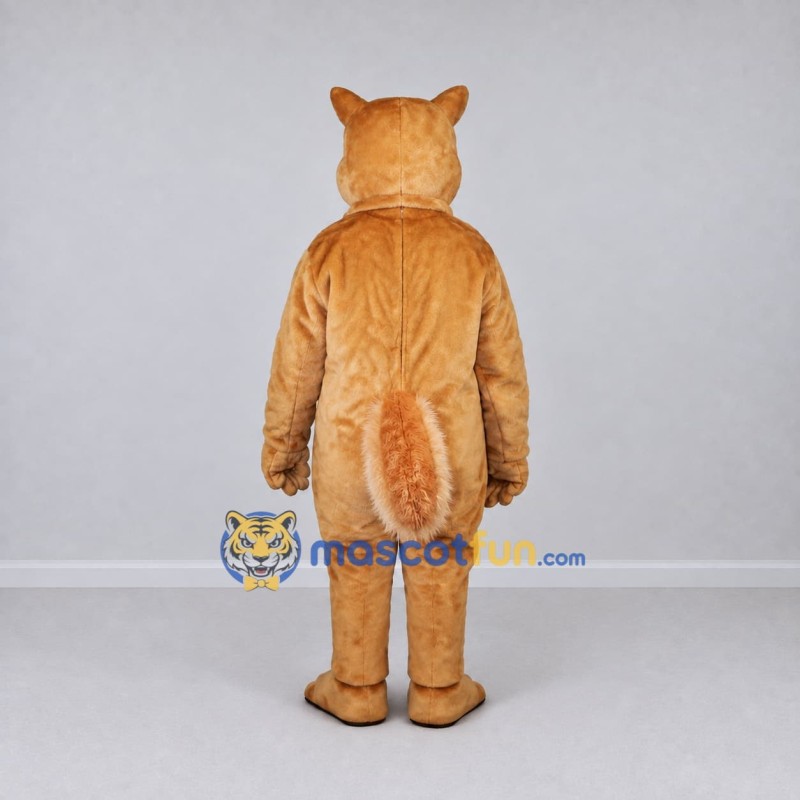 Custom Golden Tan Rodent Character Mascot Costume Adult Full Body Suit for Wildlife Events Custom Golden Tan Rodent Character Mascot Costume Adult Full Body Suit for Wildlife Events
