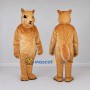 Custom Golden Tan Rodent Character Mascot Costume Adult Full Body Suit for Wildlife Events