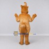 Custom Golden Brown Animal Character with a Hair Tuft Mascot Costume Adult Full Body Suit for Theme Parties Custom Golden Brown Animal Character with a Hair Tuft Mascot Costume Adult Full Body Suit for Theme Parties