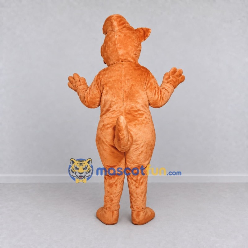 Custom Orange Rodent Character with a Hair Tuft Mascot Costume Adult Full Body Suit for Theme Parties Custom Orange Rodent Character with a Hair Tuft Mascot Costume Adult Full Body Suit for Theme Parties