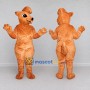 Custom Orange Rodent Character with a Hair Tuft Mascot Costume Adult Full Body Suit for Theme Parties