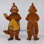 Custom Brown and Yellow Dragon Mascot Costume Adult Full Body Suit for Theme Parties