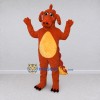 Custom Red and Yellow Dragon Mascot Costume Adult Full Body Suit for Theme Parties Custom Red and Yellow Dragon Mascot Costume Adult Full Body Suit for Theme Parties