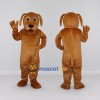 Custom Brown and Tan Dog Mascot Costume Adult Full Body Suit for Community Events Custom Brown and Tan Dog Mascot Costume Adult Full Body Suit for Community Events