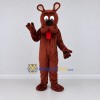 Custom Dark Brown Dog Character Mascot Costume Adult Full Body Suit for School Events Custom Dark Brown Dog Character Mascot Costume Adult Full Body Suit for School Events