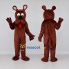 Custom Dark Brown Dog Character Mascot Costume Adult Full Body Suit for School Events Custom Dark Brown Dog Character Mascot Costume Adult Full Body Suit for School Events
