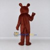 Custom Dark Brown Dog Character Mascot Costume Adult Full Body Suit for School Events Custom Dark Brown Dog Character Mascot Costume Adult Full Body Suit for School Events