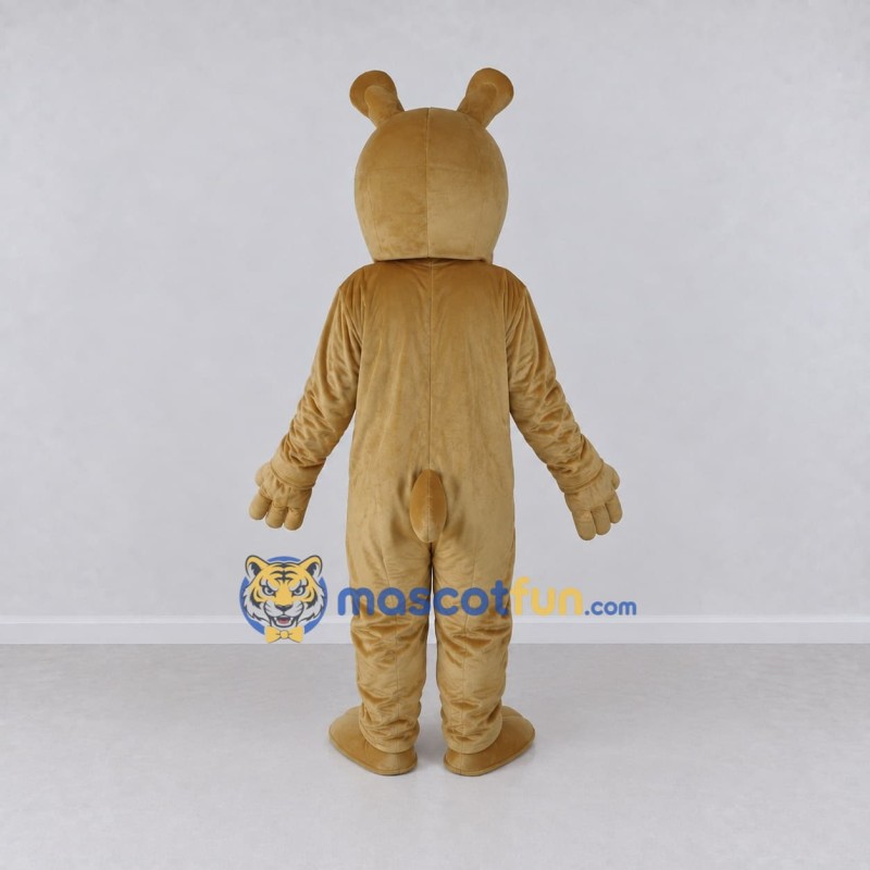 Custom Tan Animal Character Mascot Costume Adult Full Body Suit for Theme Parties Custom Tan Animal Character Mascot Costume Adult Full Body Suit for Theme Parties