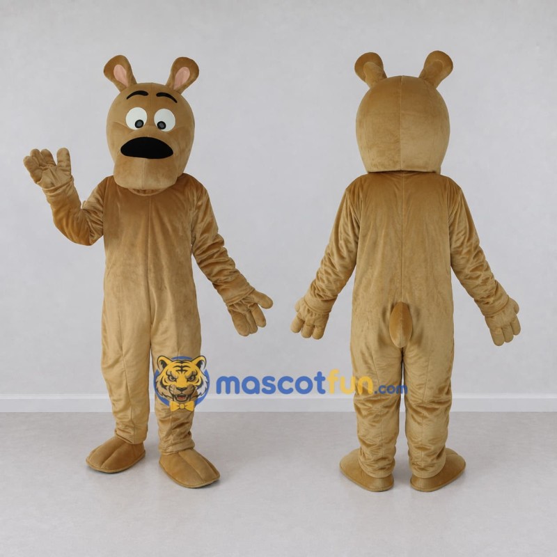 Custom Tan Animal Character Mascot Costume Adult Full Body Suit for Theme Parties Custom Tan Animal Character Mascot Costume Adult Full Body Suit for Theme Parties