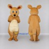 Custom Golden Tan and Cream Kangaroo Mascot Costume Adult Full Body Suit for Wildlife Events Custom Golden Tan and Cream Kangaroo Mascot Costume Adult Full Body Suit for Wildlife Events