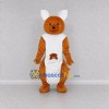 Custom Orange and White Kangaroo with a Joey Mascot Costume Adult Full Body Suit for Wildlife Events Custom Orange and White Kangaroo with a Joey Mascot Costume Adult Full Body Suit for Wildlife Events