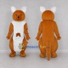 Custom Orange and White Kangaroo with a Joey Mascot Costume Adult Full Body Suit for Wildlife Events Custom Orange and White Kangaroo with a Joey Mascot Costume Adult Full Body Suit for Wildlife Events