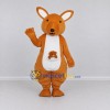 Custom Orange and White Kangaroo with a Joey Mascot Costume Adult Full Body Suit for Wildlife Events Custom Orange and White Kangaroo with a Joey Mascot Costume Adult Full Body Suit for Wildlife Events