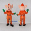 Custom Pink and Orange Elephant in a Festive Outfit Mascot Costume Adult Full Body Suit for Holiday Events